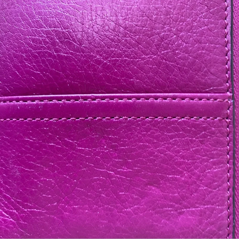 Coach Purple Fuchsia Clutch Wristlet - Picture 3 of 8